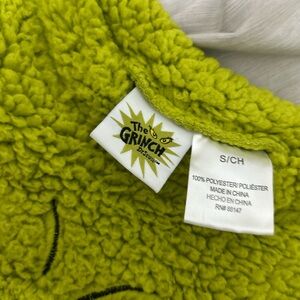 Primark Lime Green Grinch Fleece Jacket